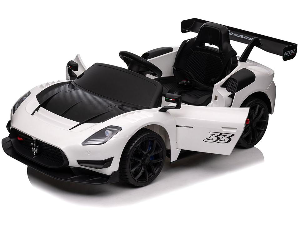 Carro Elétrico Infantil Branco Maserati - 2
