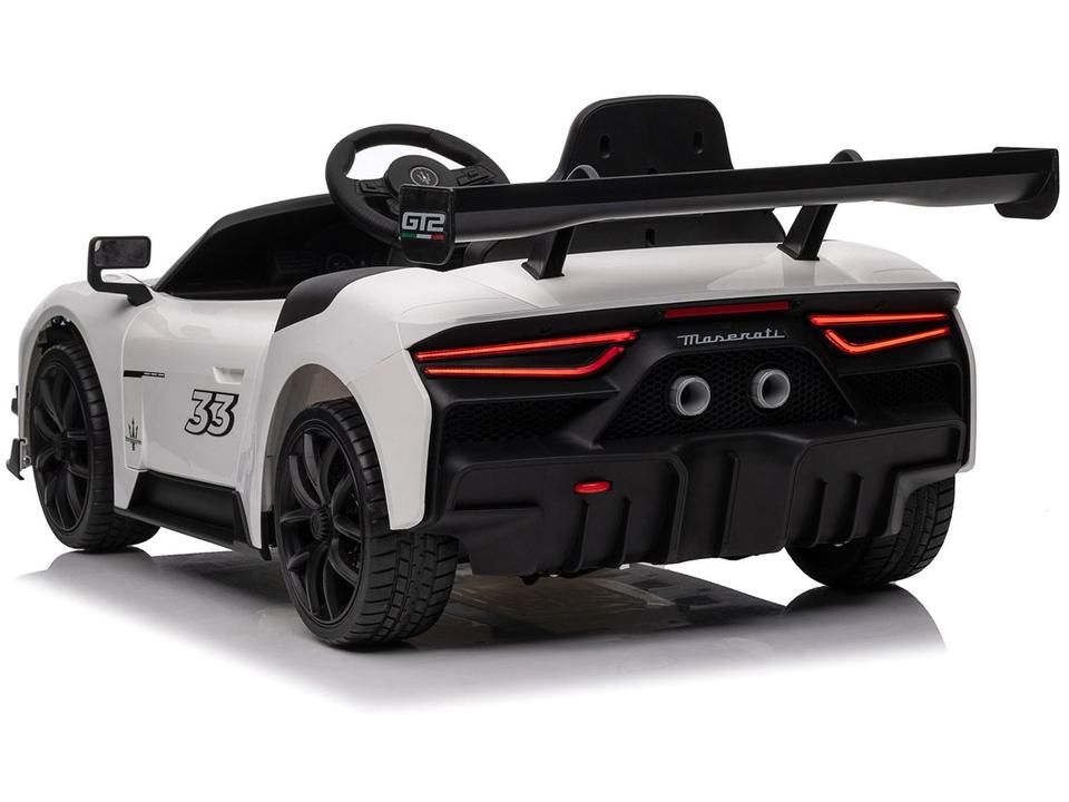 Carro Elétrico Infantil Branco Maserati - 3