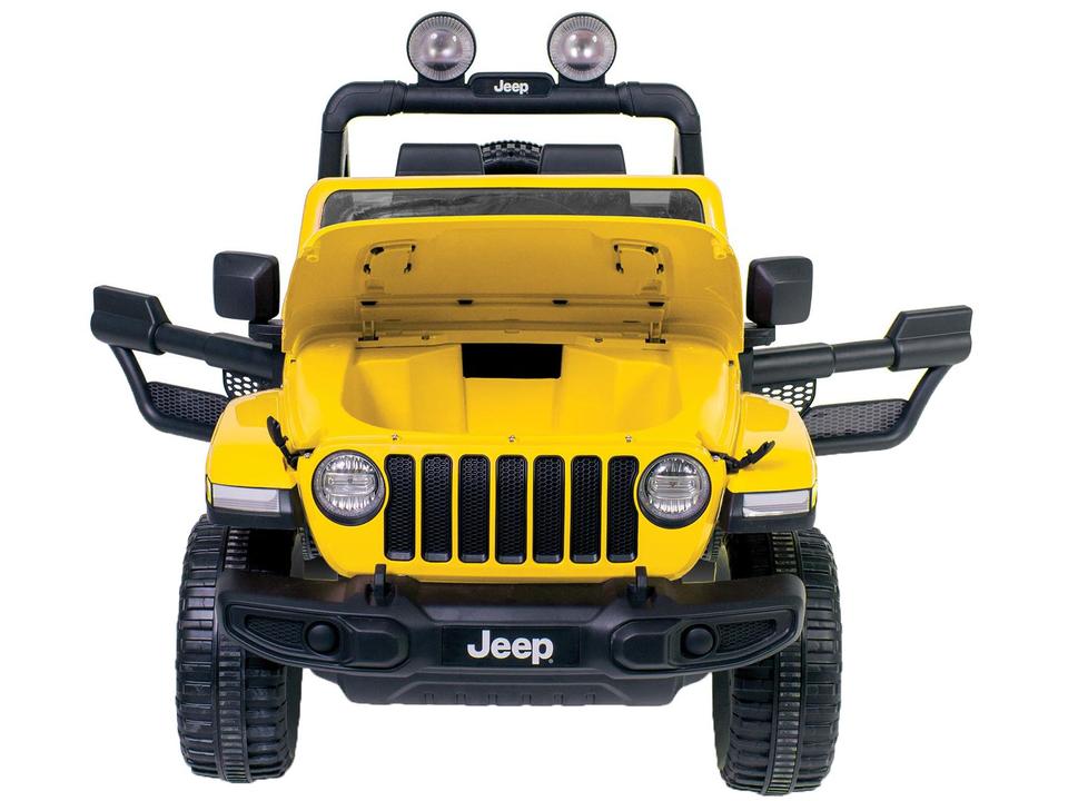 Carro Elétrico Infantil Jeep Wrang 12V - Amarelo Bandeirante com Controle Remoto 2 Marchas - 2