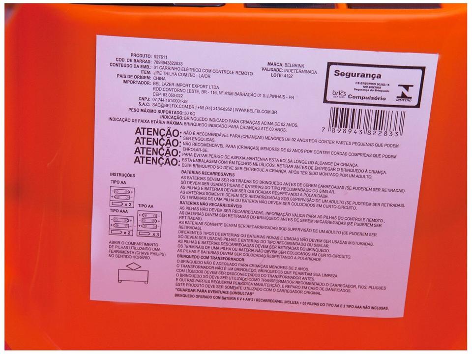 Carro Elétrico Infantil Jipe Trilha - 10