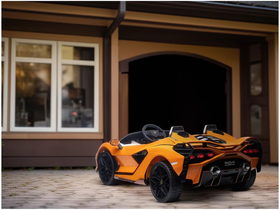 Carro Elétrico Infantil Laranja Lamborghini - 1