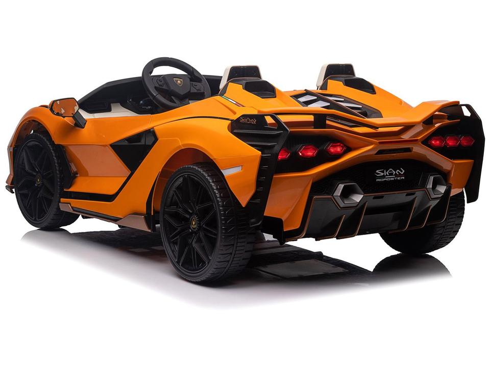 Carro Elétrico Infantil Laranja Lamborghini - 3