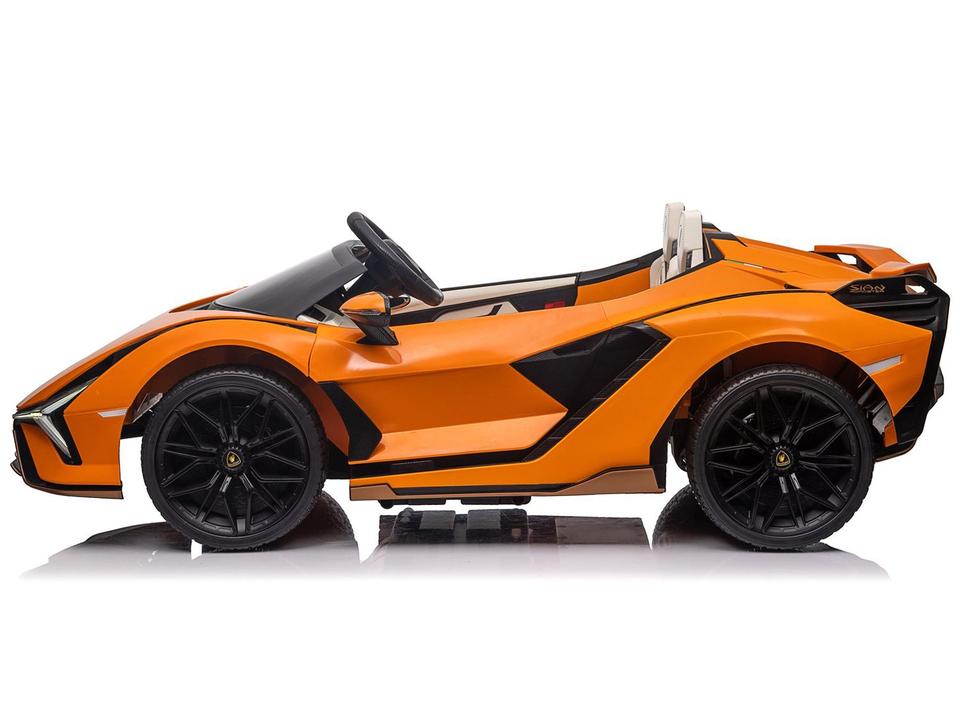 Carro Elétrico Infantil Laranja Lamborghini - 4