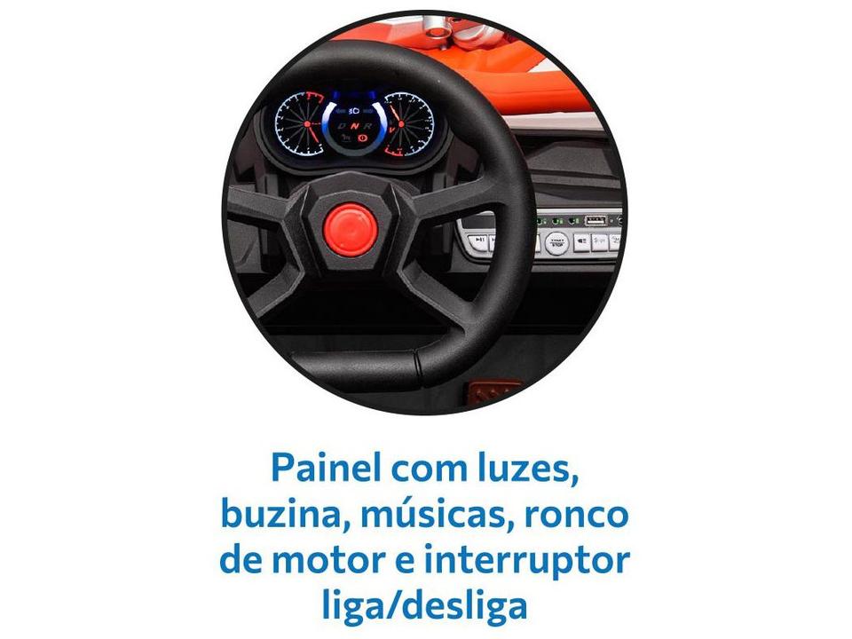 Carro Elétrico Infantil Preto UTV Bandeirante 2940 - 5