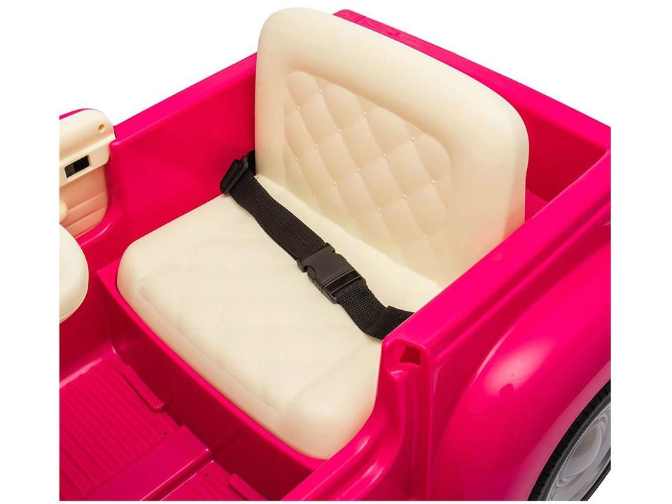 Carro Elétrico Infantil Rosa Bandeirante Chevy - 3