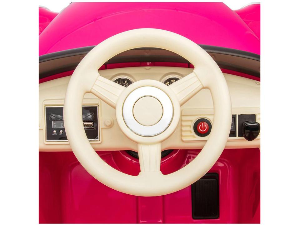 Carro Elétrico Infantil Rosa Bandeirante Chevy - 2