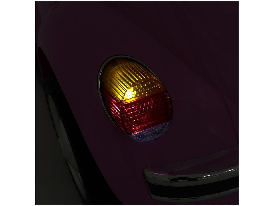 Carro Elétrico Infantil Rosa Volkswagen Beetle - 6