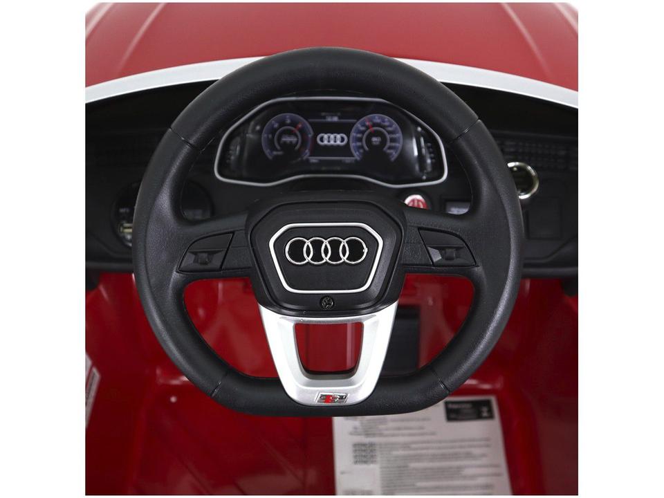 Carro Elétrico Infantil Vermelho Bel Fix Audi Q8 - 12V com Controle Remoto - 4