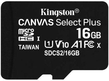 Cartão de Memória 32GB Micro SD Kingston 10 - com Adaptador SD Canvas Select Plus SDCS2 - 1