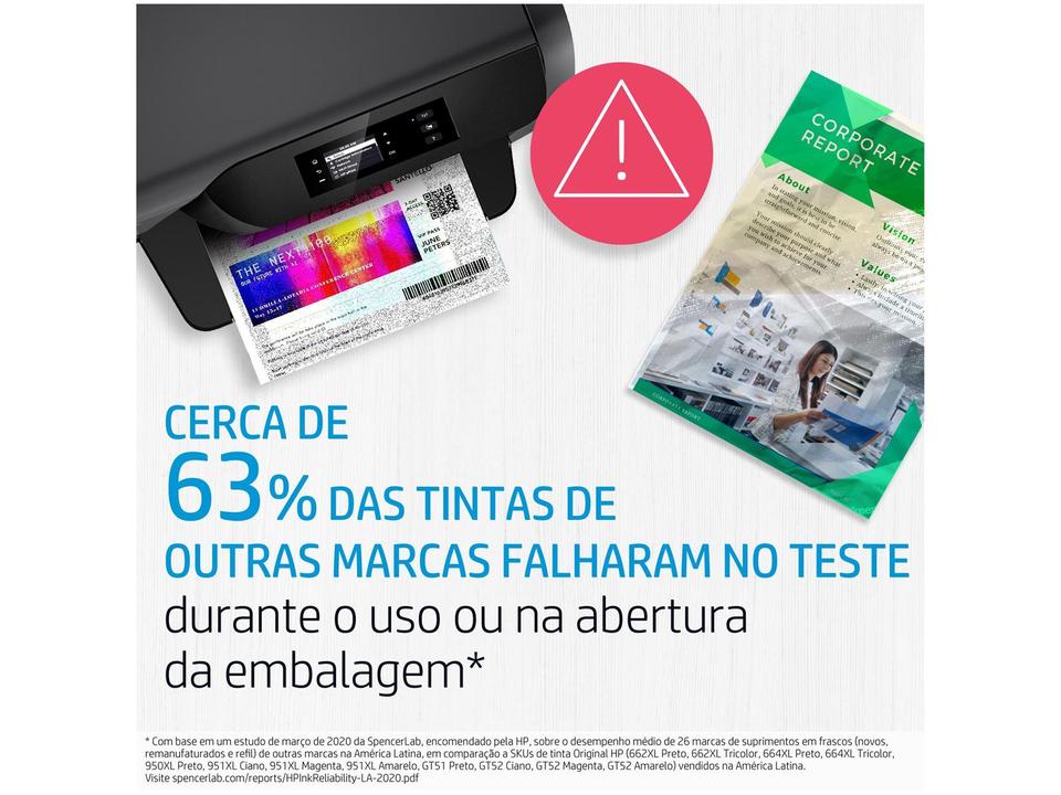 Cartucho de Tinta HP 662 Preto - 3