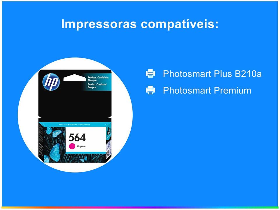 Cartucho de Tinta HP Magenta 564 - 1