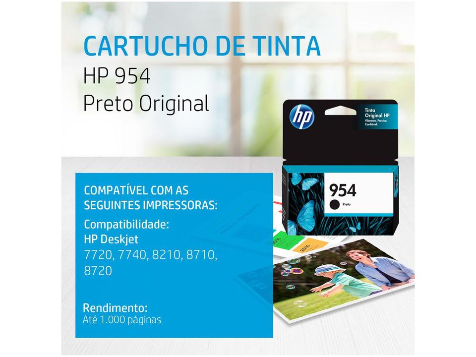 Cartucho de Tinta HP Preto 954 - 1