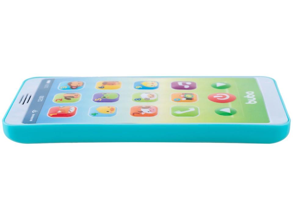 Celular de Brinquedo Baby Phone Azul Musical - 6
