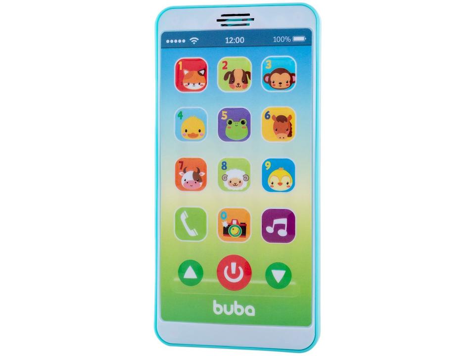Celular de Brinquedo Baby Phone Azul Musical - 2