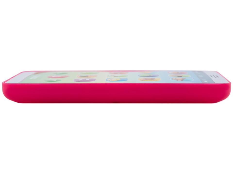 Celular de Brinquedo Baby Phone Rosa Musical - 4