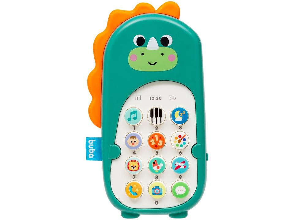 Celular de Brinquedo Phone Bilingue Buba Zoo Dino