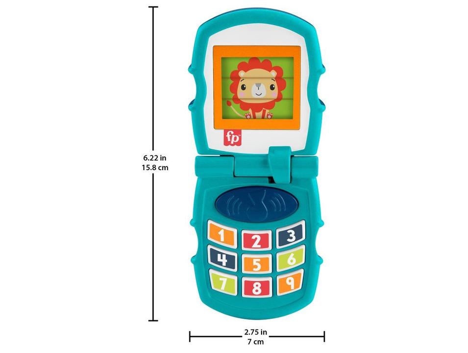 Celular dos Animais Para Bebês Fisher-Price Mattel - 6