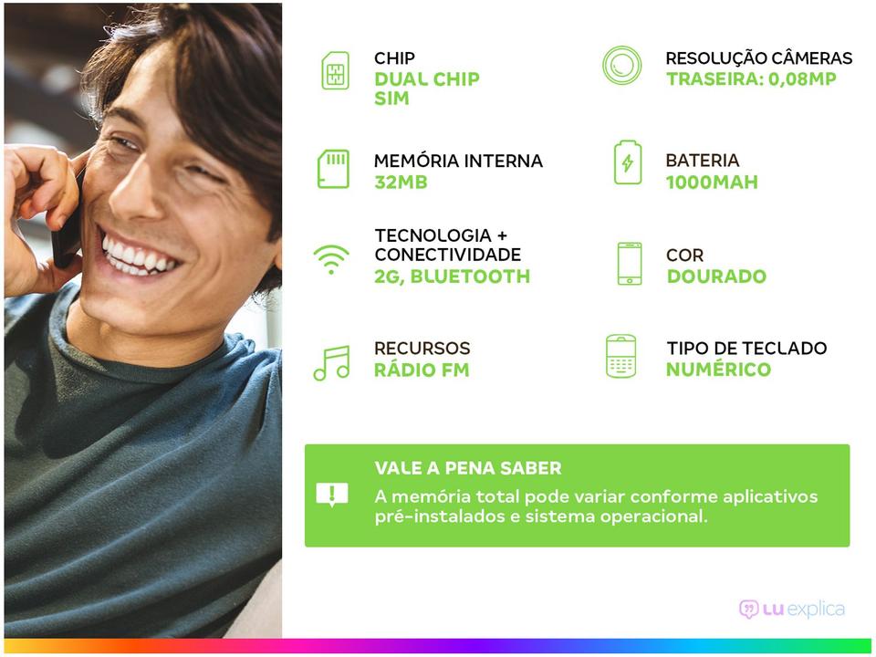 Celular Red Mobile Prime 2.4 M012F Dual Chip - 1