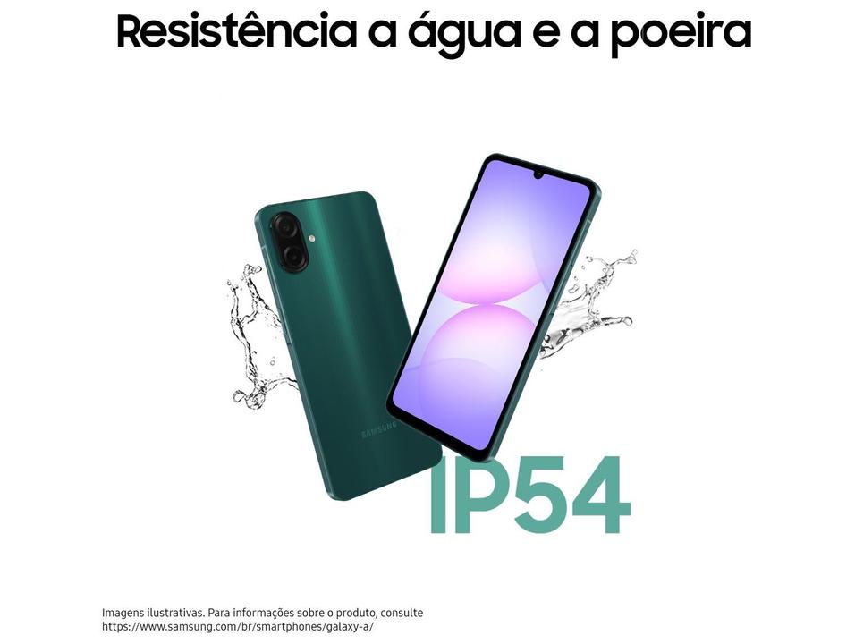 Celular Samsung Galaxy A07 128GB Violeta 4GB RAM Tela 6,7" Câm. Dupla + Selfie 8MP - 5