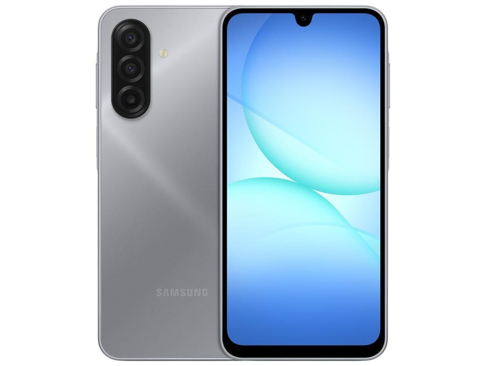 Celular Samsung Galaxy A17 128GB 4GB RAM Cinza 6,7" Câm. Tripla + Selfie 13MP - 14