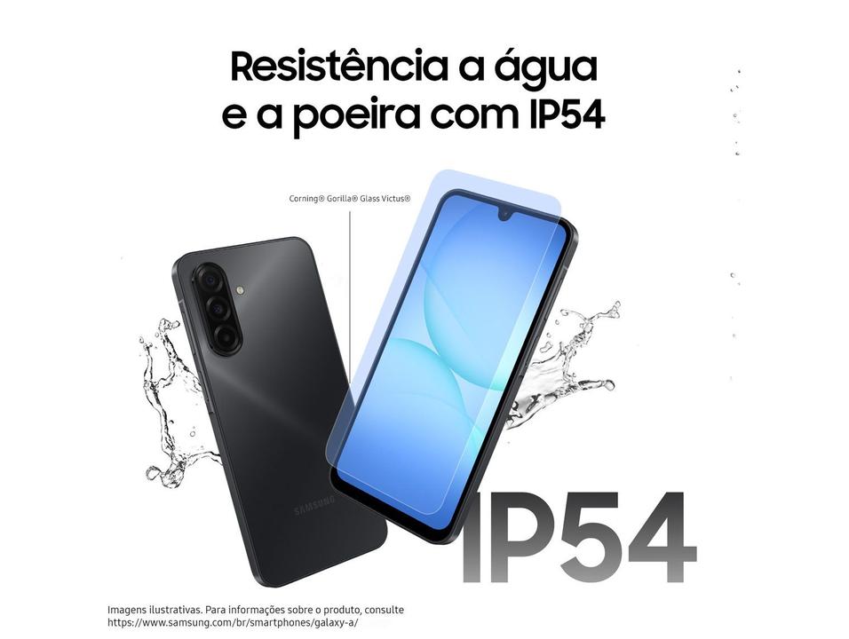 Celular Samsung Galaxy A17 128GB 4GB RAM Cinza 6,7" Câm. Tripla + Selfie 13MP - 8