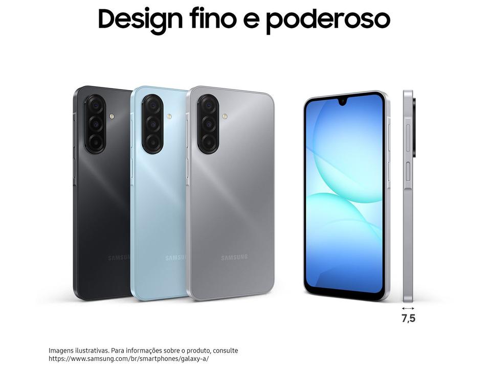 Celular Samsung Galaxy A17 128GB 4GB RAM Cinza 6,7" Câm. Tripla + Selfie 13MP - 7