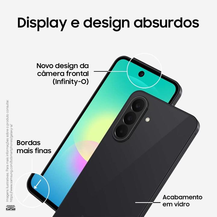 Celular Samsung Galaxy A27 256GB 5G 6GB RAM Preto 6,7" Câm. Tripla Selfie 12MP - 2