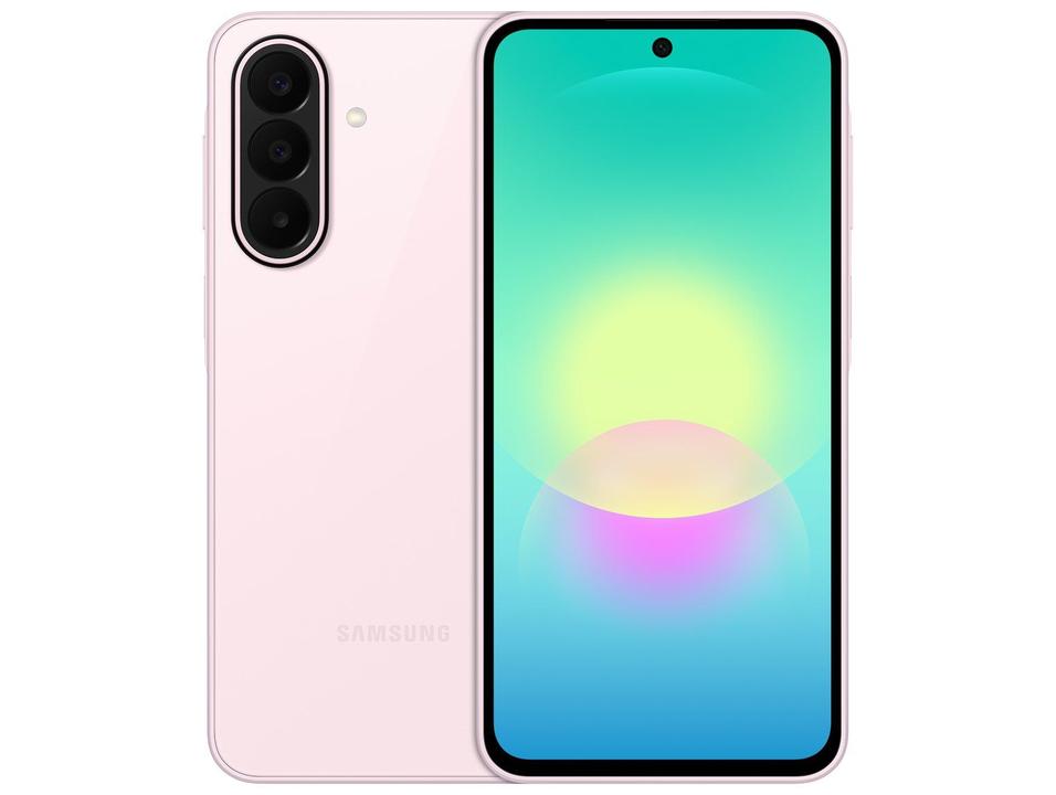 Celular Samsung Galaxy A27 256GB 5G 6GB RAM Rosa 6,7" Câm. Tripla Selfie 12MP - 13