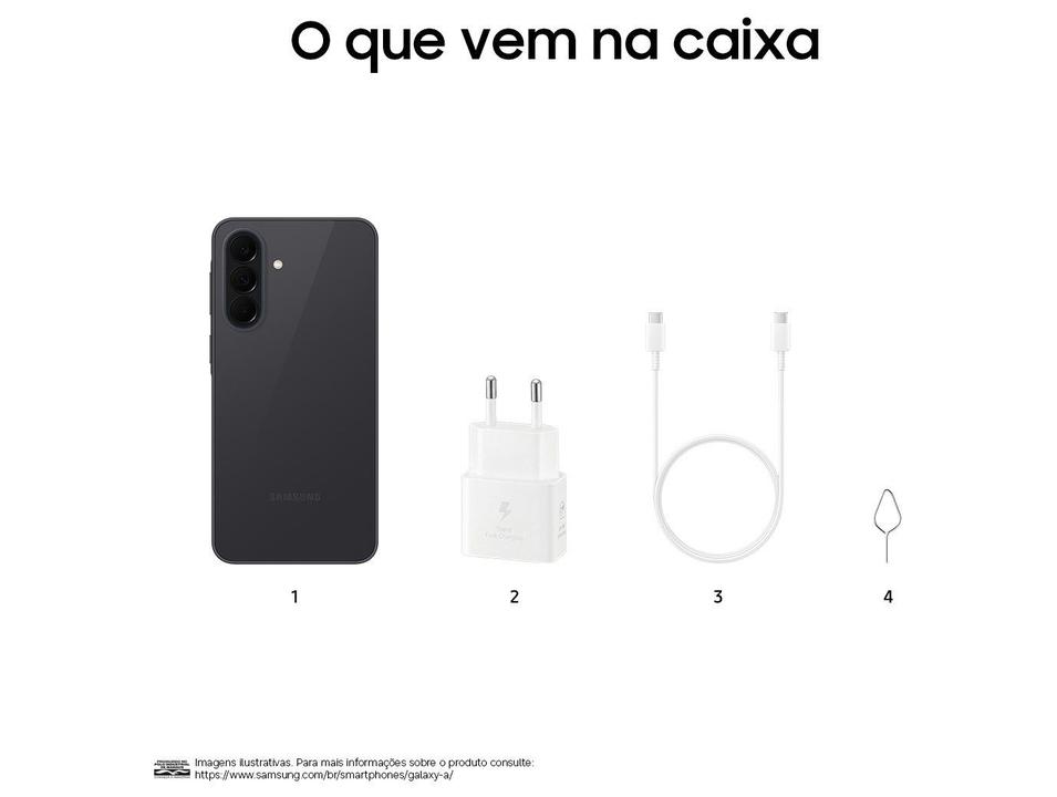 Celular Samsung Galaxy A37 128GB 5G 6GB RAM Preto 6,7" Câm Tripla + Selfie 12MP - 10