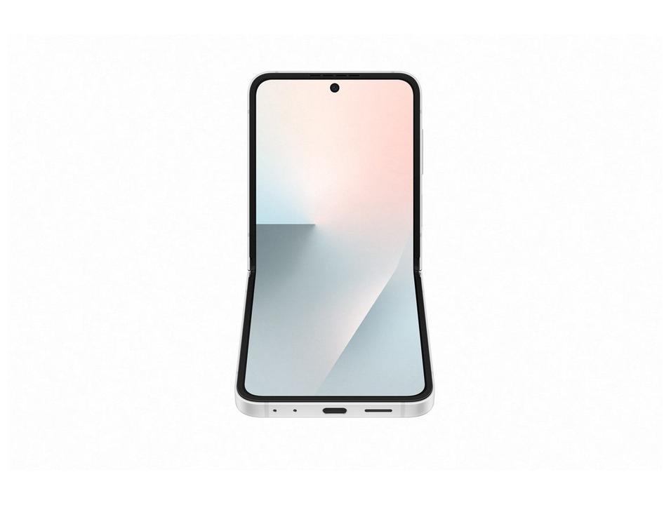 Celular Samsung Galaxy Z Flip7 FE 128GB Branco 5G  8GB RAM Tela 6,7" Câm. Dupla de 50MP Galaxy AI - 8
