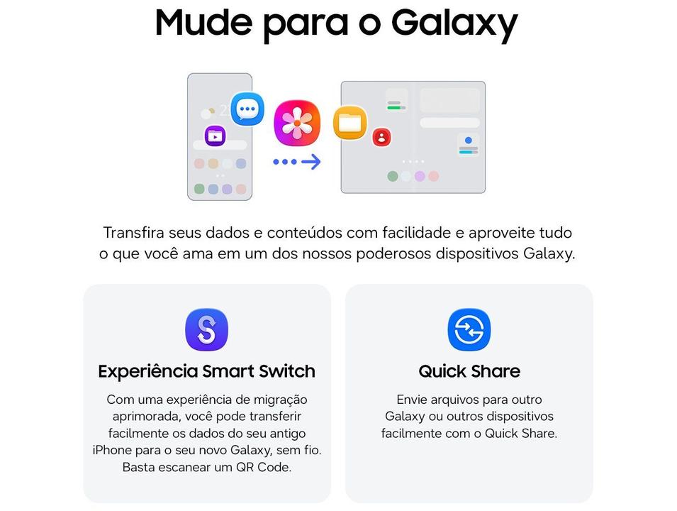 Celular Samsung Galaxy Z Fold8 256GB 12GB RAM Preto 7,6” Câm. Traseira 50+50MP Frontal 10M - 6