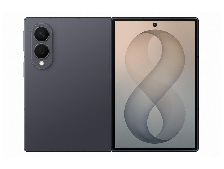 Celular Samsung Galaxy Z Fold8 256GB 12GB RAM Preto 7,6” Câm. Traseira 50+50MP Frontal 10M - 9