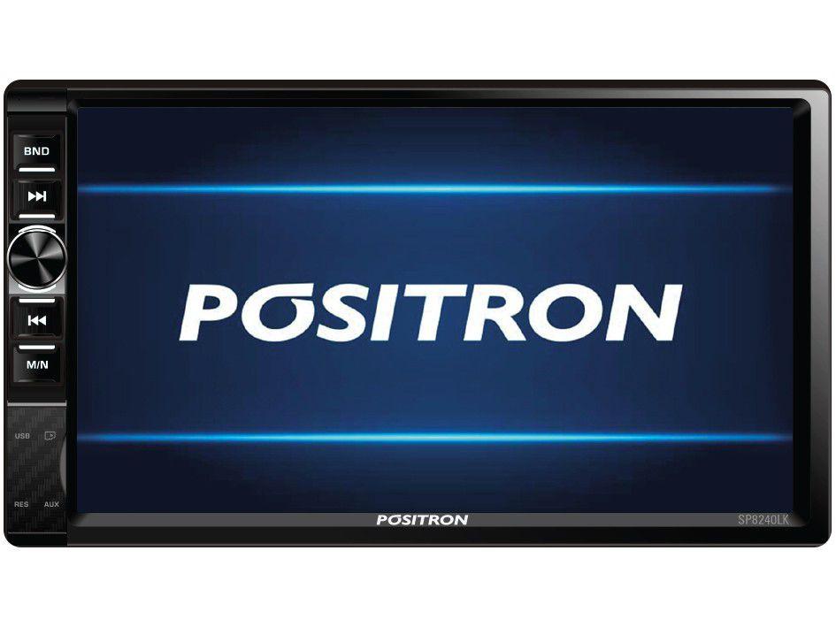 Central Multimídia Positron 2 DIN Bluetooth 7” - USB Auxiliar SP8240LK - 6
