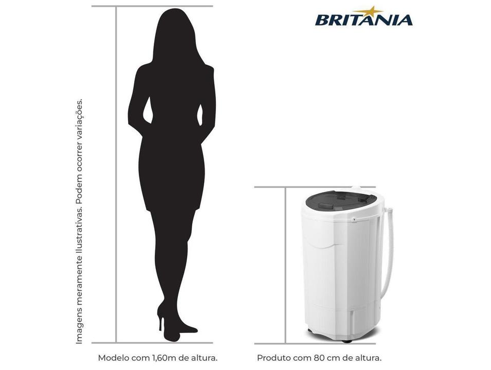 Centrífuga de Roupas 15kg Britânia BCE15A Branco - 2
