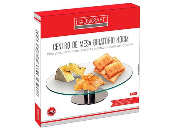 Centro de Mesa de Vidro Redondo Hauskraft PGIR-019 - 1