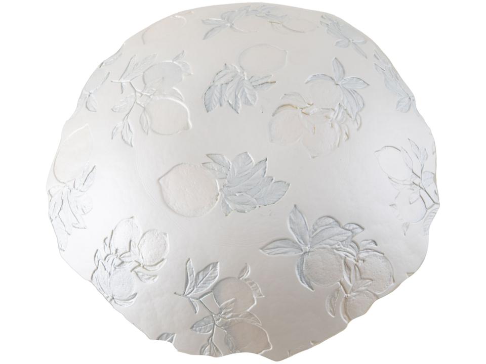 Centro de Mesa de Vidro Redondo Nell Limão - 5