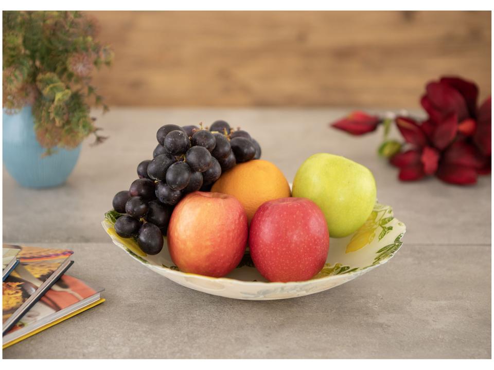 Centro de Mesa de Vidro Redondo Nell Limão - 1