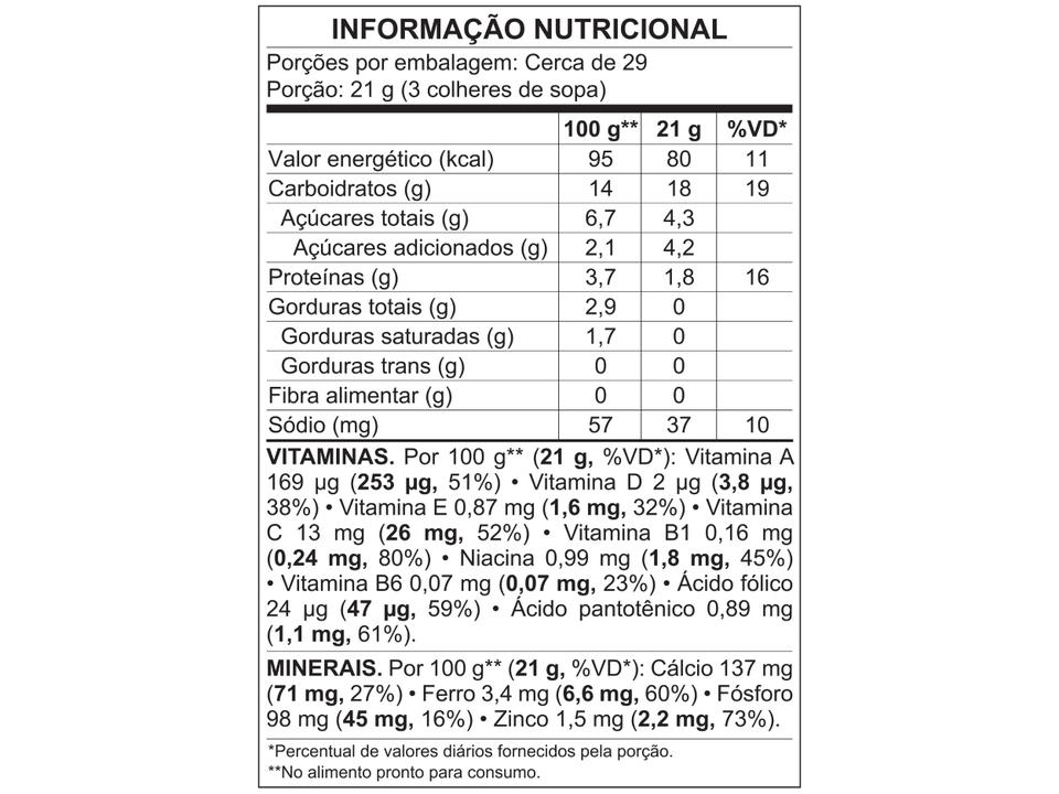 Cereal Matinal Infantil Mucilon Multicereais - 6