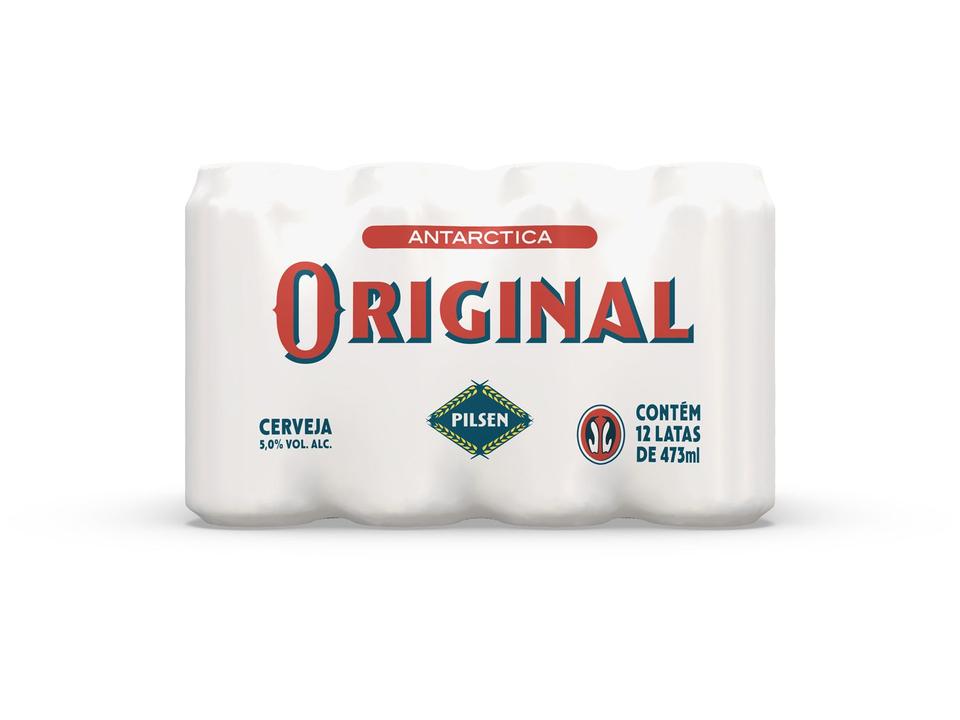 Cerveja Antarctica Original 12 Unidades Lata 473ml - 3