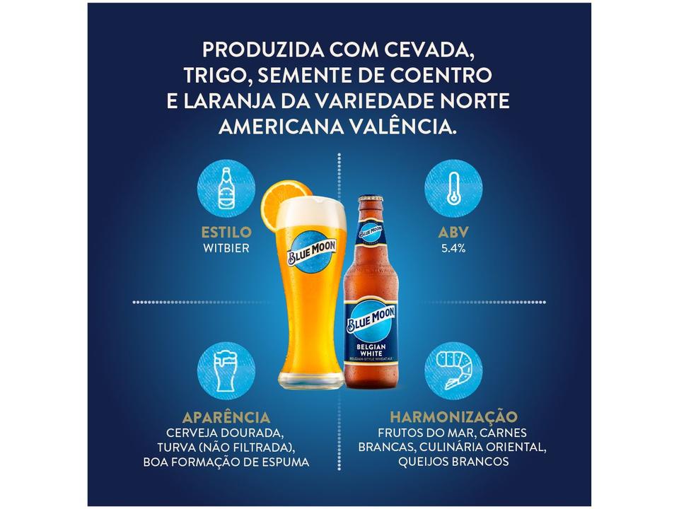 Cerveja Blue Moon Belgian White Puro malte - 2