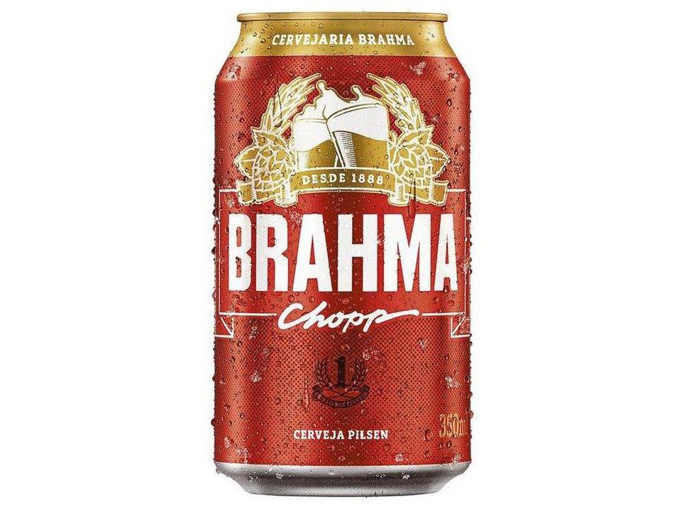 Cerveja Brahma Chopp Pilsen Lager 12 Unidades 350ml Lata - 2