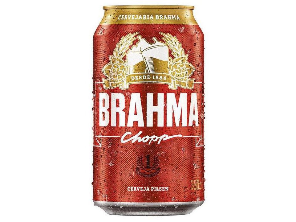Cerveja Brahma Chopp Pilsen Lager 12 Unidades 350ml Lata - 2
