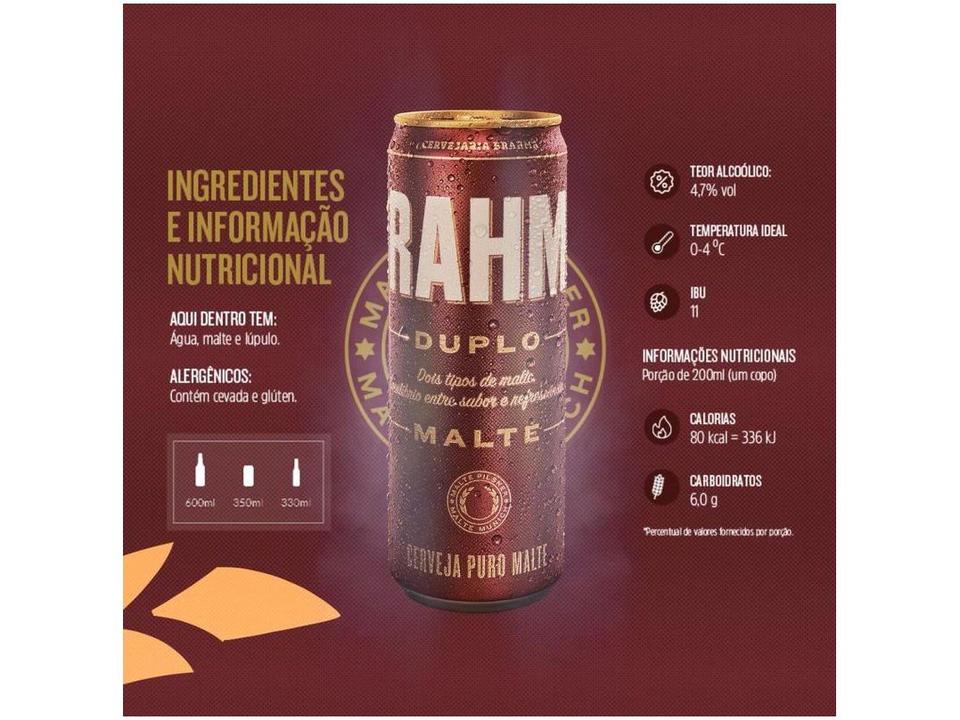 Cerveja Brahma Duplo Malte Puro Malte - 2