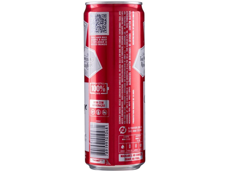 Cerveja Budweiser American Lager 12 Unidades - 6