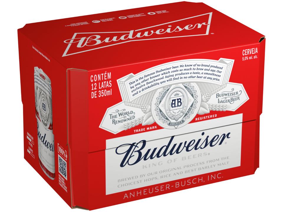 Cerveja Budweiser American Lager 12 Unidades - 3