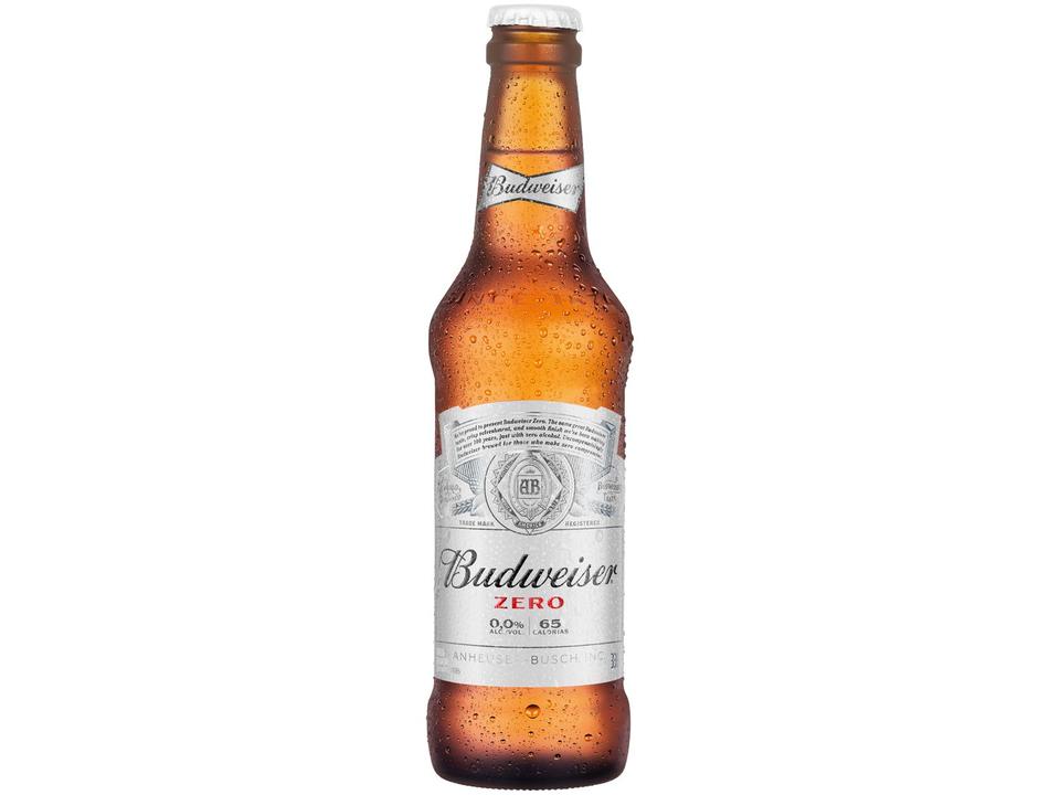 Cerveja Budweiser Zero sem Álcool 6 Garrafas 330ml - 1