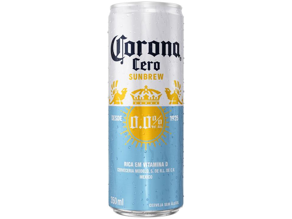 Cerveja Corona Cero Sem Álcool 8 Unidades 350ml - 2