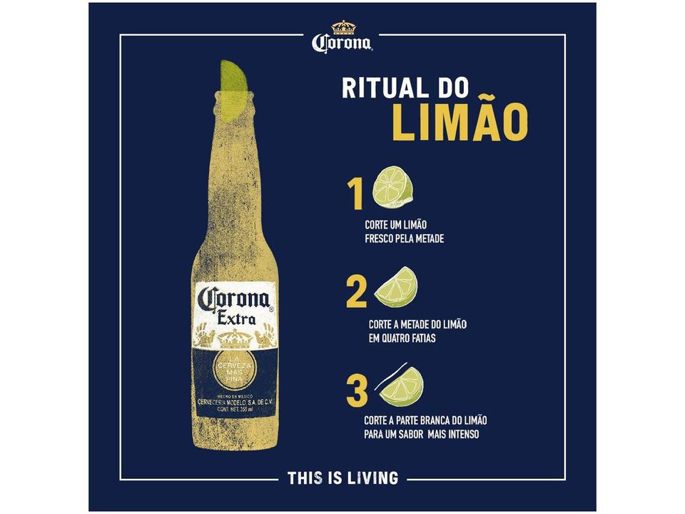 Cerveja Corona Extra Lager 6 Unidades - 330ml - 4