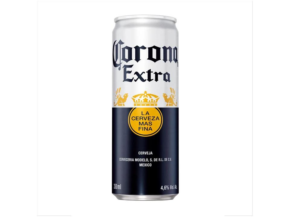Cerveja Corona Extra Pilsen 8 Unidades Lata 350ml - 2