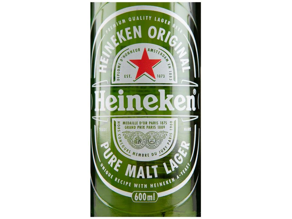 Cerveja Heineken Garrafa 600 ml Pack com 12 Unidades - 7